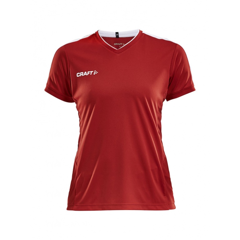 Craft Sport-Shirt Progress Practise (100% Polyester) rot Damen